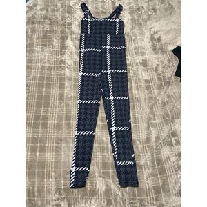 Houndstooth romper